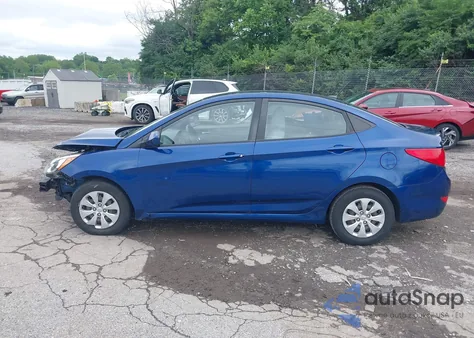 2017 Hyundai Accent Se z USA, uszkodzony, nr VIN KMHCT4AE5HU173843